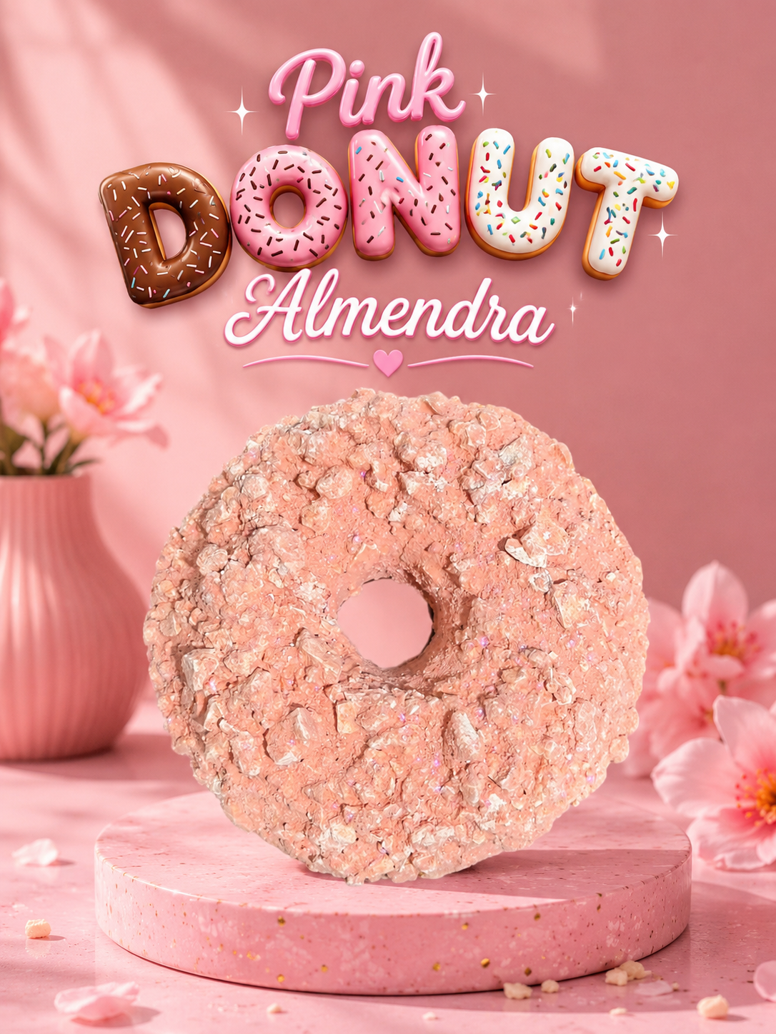 Pink Donut Almendra